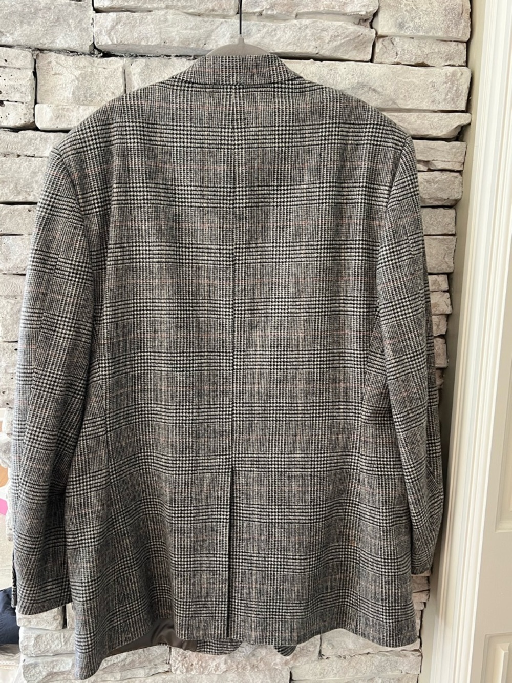 Brooks Brothers Gray Glen Plaid Sport Coat 46L - Picture 6 of 15